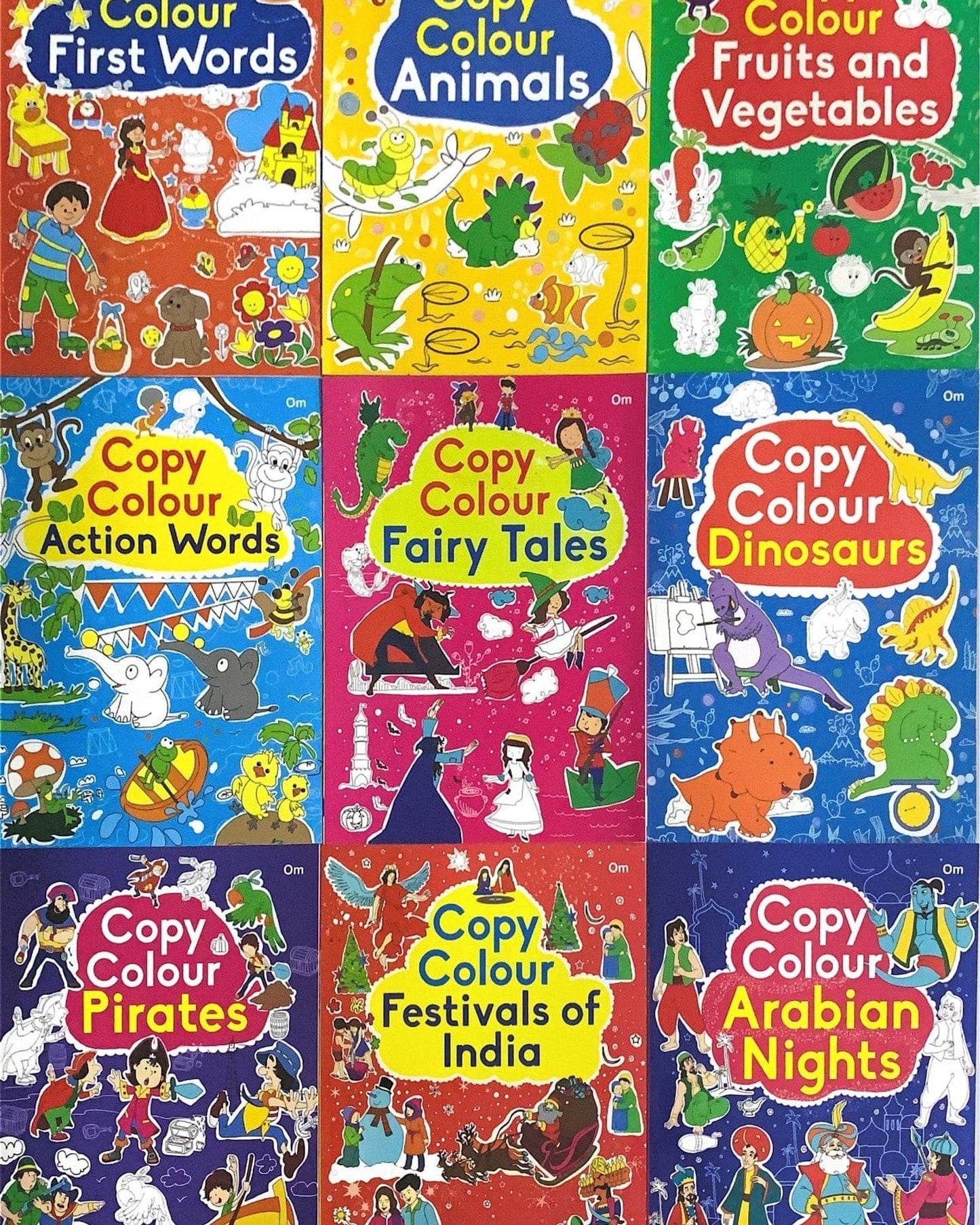 Copy Colouring Pack 1: Collection of 10 Books