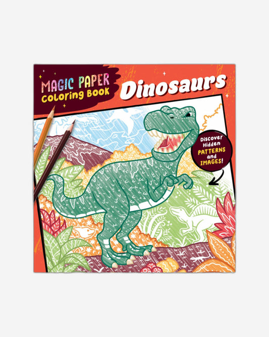 Magic Paper Coloring Book Dinosaurs