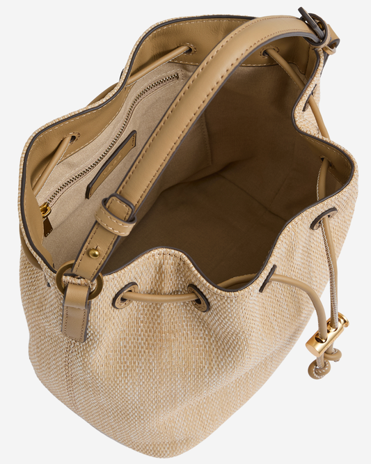 Reiss Raffia Bucket Bag
