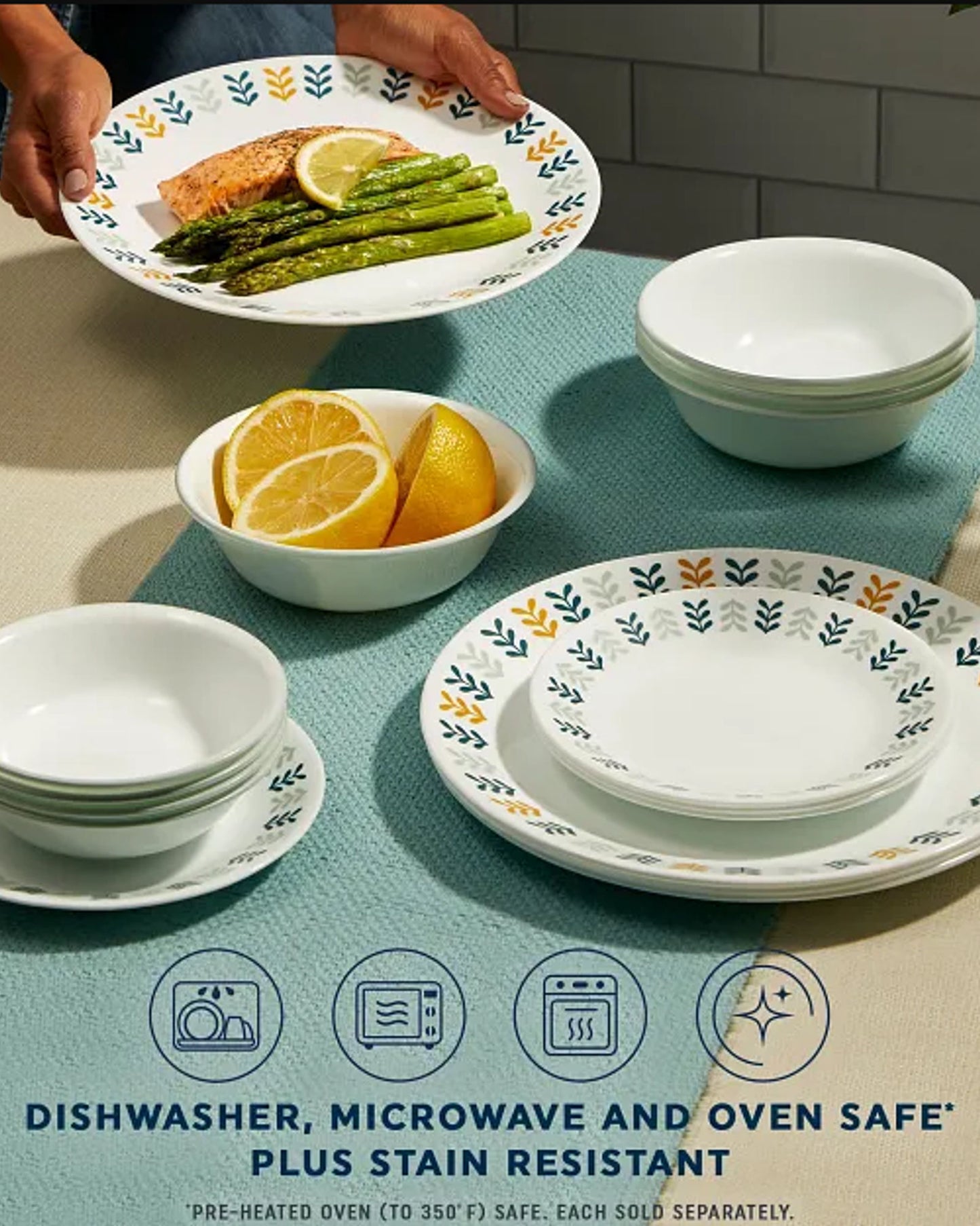 Corelle Dinnerware Set 12Pc Anders