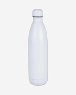 Nessan 750ML Sport Water Bottle, Vacuum Insulated Stainless Steel, Leak-Proof Double Wall Cola Shape, Keeps Drinks Hot & Cold - White
