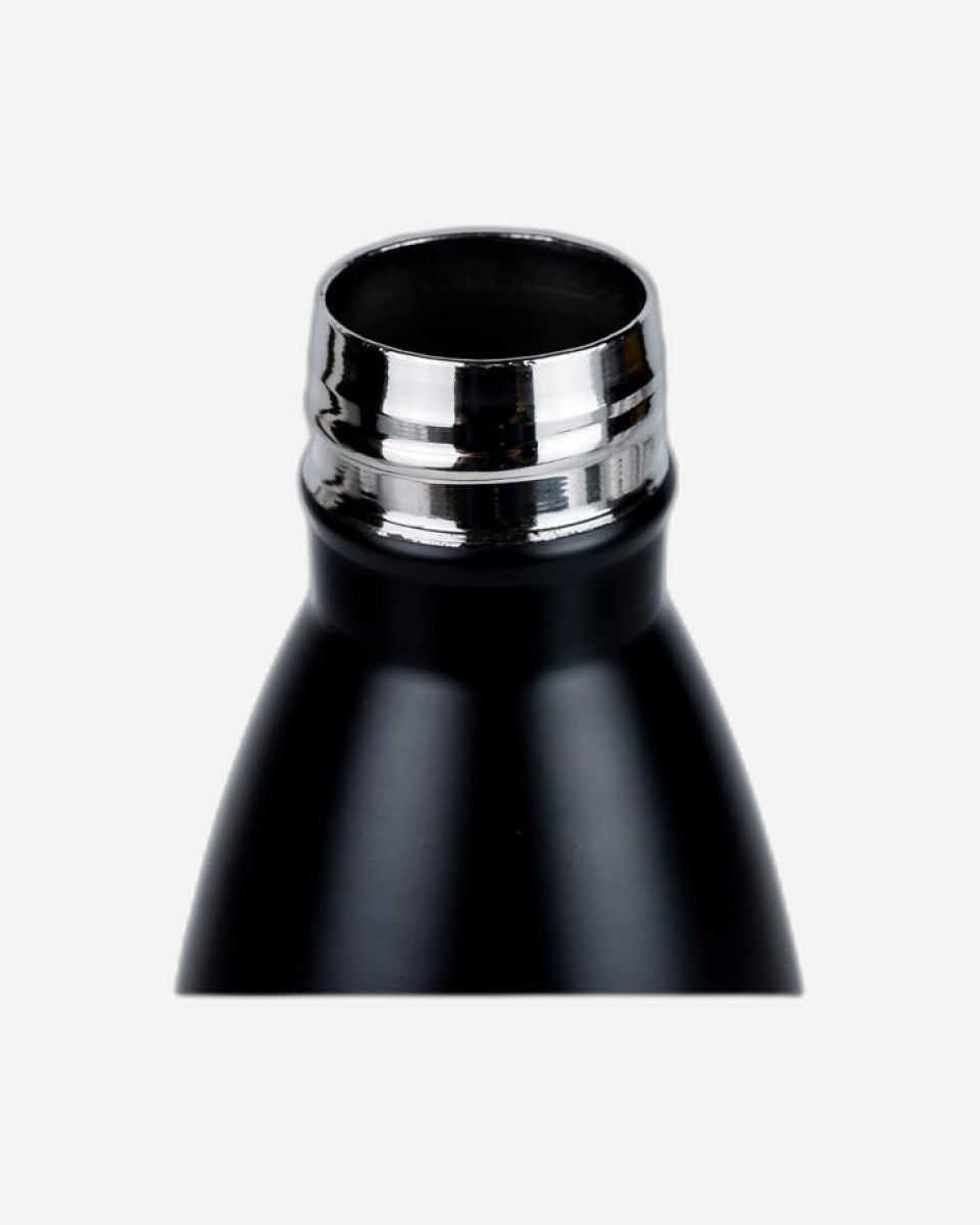 Nessan 1000ml Sport Water Bottle Vacuum Insulated Stainless Steel Sport Water Bottle Leak-Proof Double Wall Cola Shape Water Bottle, Keep Drinks Hot & Cold - Black
