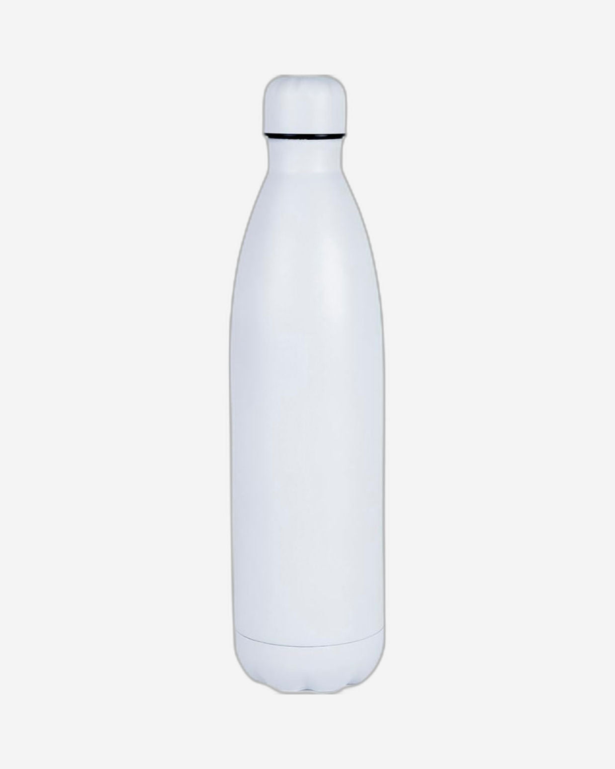 Nessan 1000ML Sport Water Bottle, Vacuum Insulated Stainless Steel, Leak-Proof Double Wall Cola Shape, Keeps Drinks Hot & Cold - White