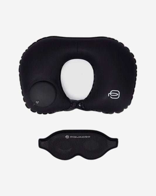 Piquadro Travel Set With Sleep Mask Pillow And Earplugs Black AC6435TA/N