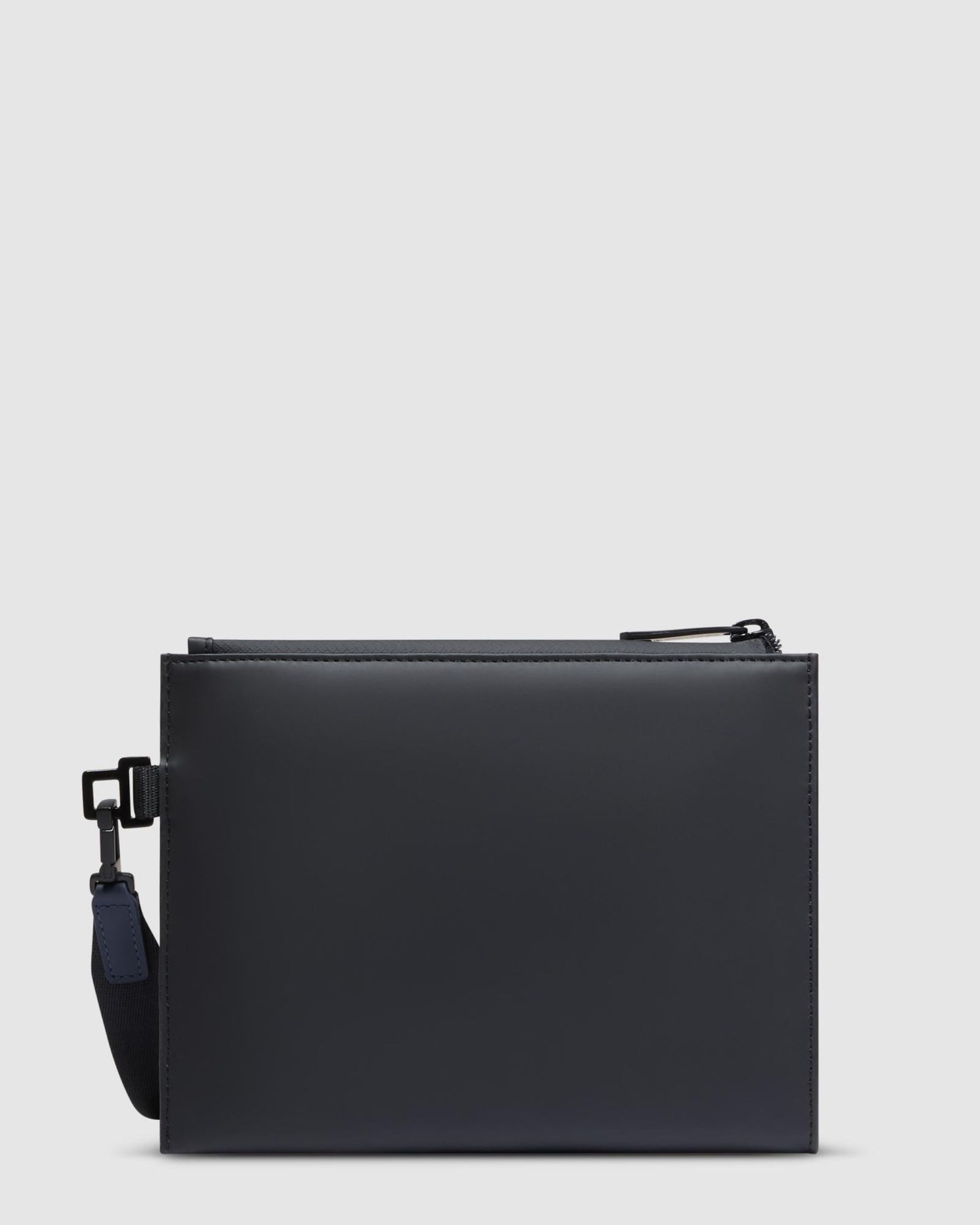 Piquadro Rubberized Water Resistant Small Clutch Black