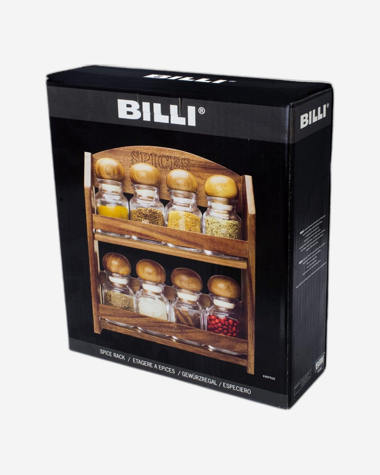 Billi Spice Rack W/8 Bottles