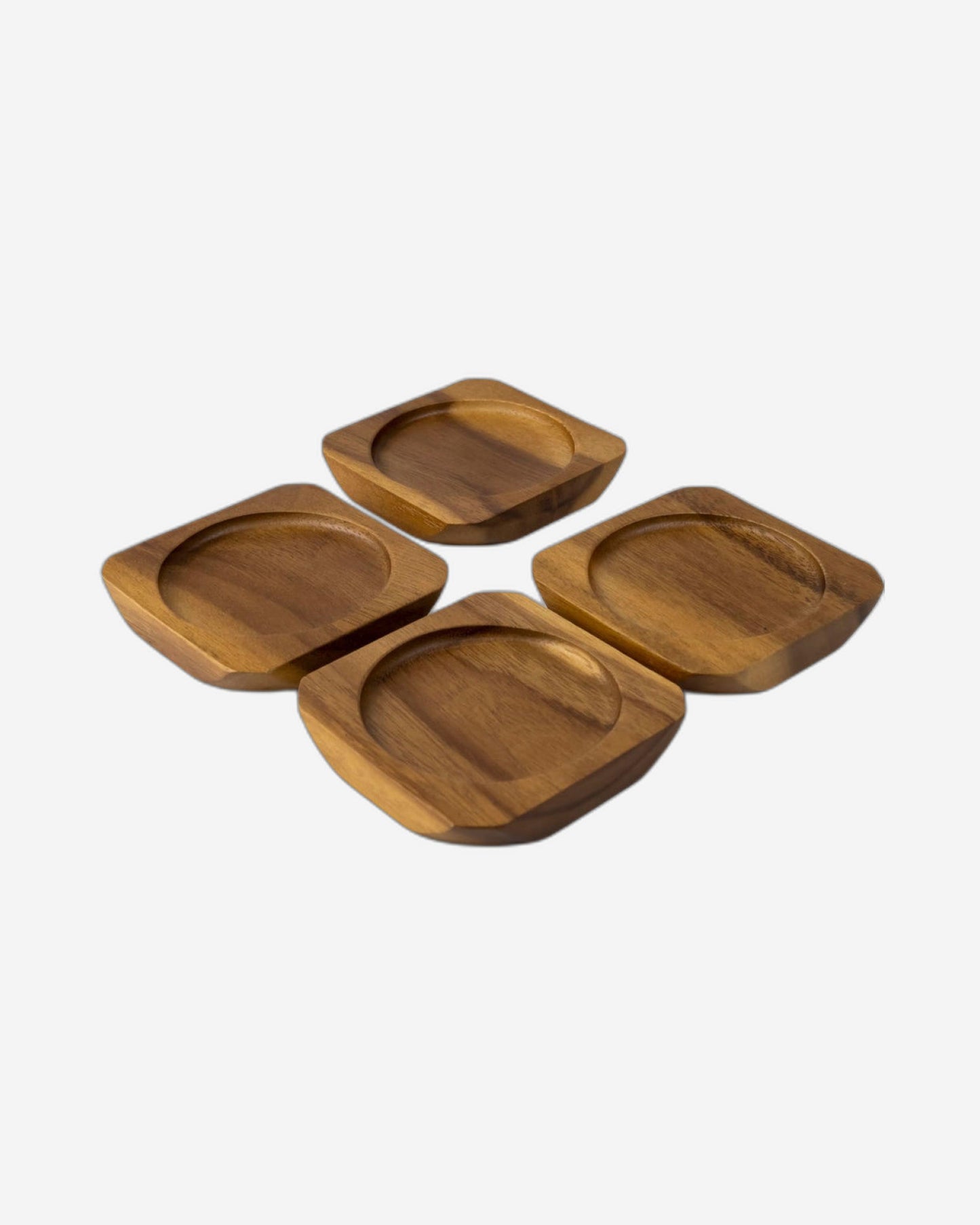 Billi 4 Pc Coaster Set W9.5 X L9.5 X H6