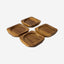 Billi 4 Pc Coaster Set W9.5 X L9.5 X H6