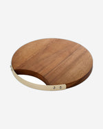 Billi Round Cutting Board-W/Gold