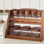 Billi Spice Rack 5 Bottles W/Canister 3pcs Set-ACA-OG55/3