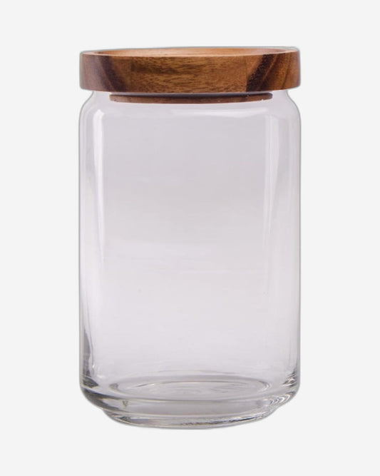 Billi Glass  Canister (L)W/Stackable Lid 750ml
