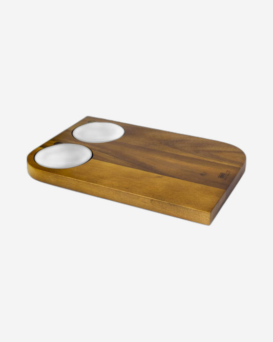 Billi Rectangular Board W/Ceramic Bowl