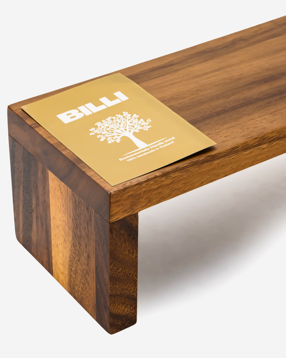 Billi Acacia Wood Footed Sushi Board, Brown, 35 × 12 × 10cm
