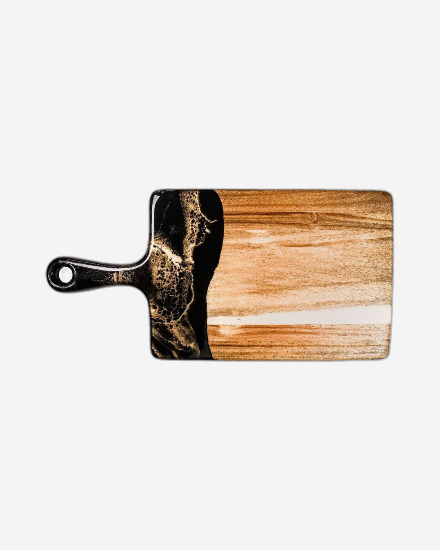 Lynn & Liana Acacia 8X16 Medium Cheese Board Black Ember