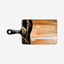 Lynn & Liana Acacia 8X16 Medium Cheese Board Black Ember