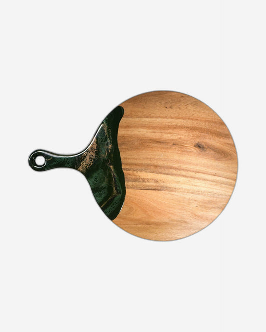 Lynn & Liana 12" + 5" Handle Round Paddle Board, Jade