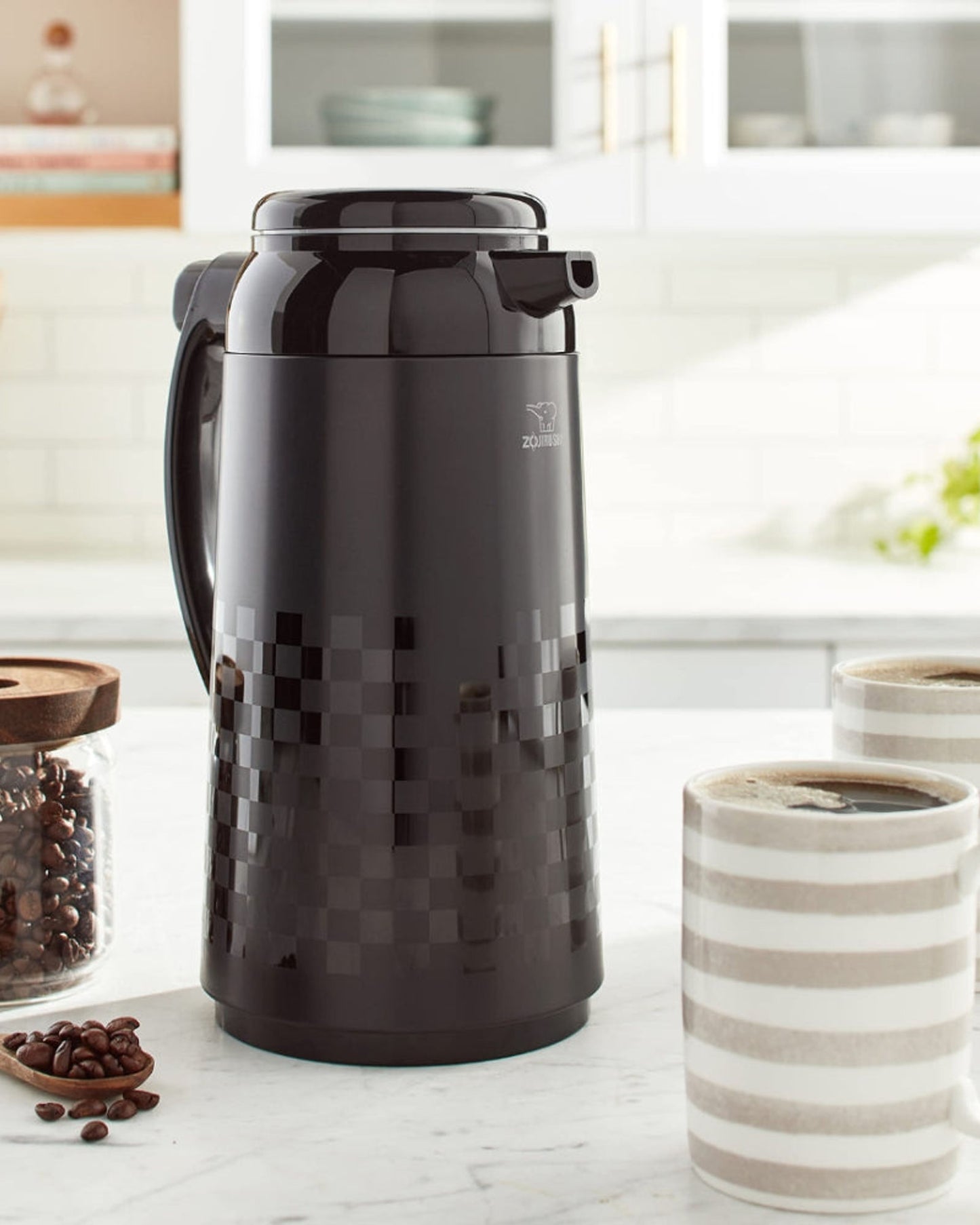 Zojirushi Handy Pot 1.0L Ichimatsu Black