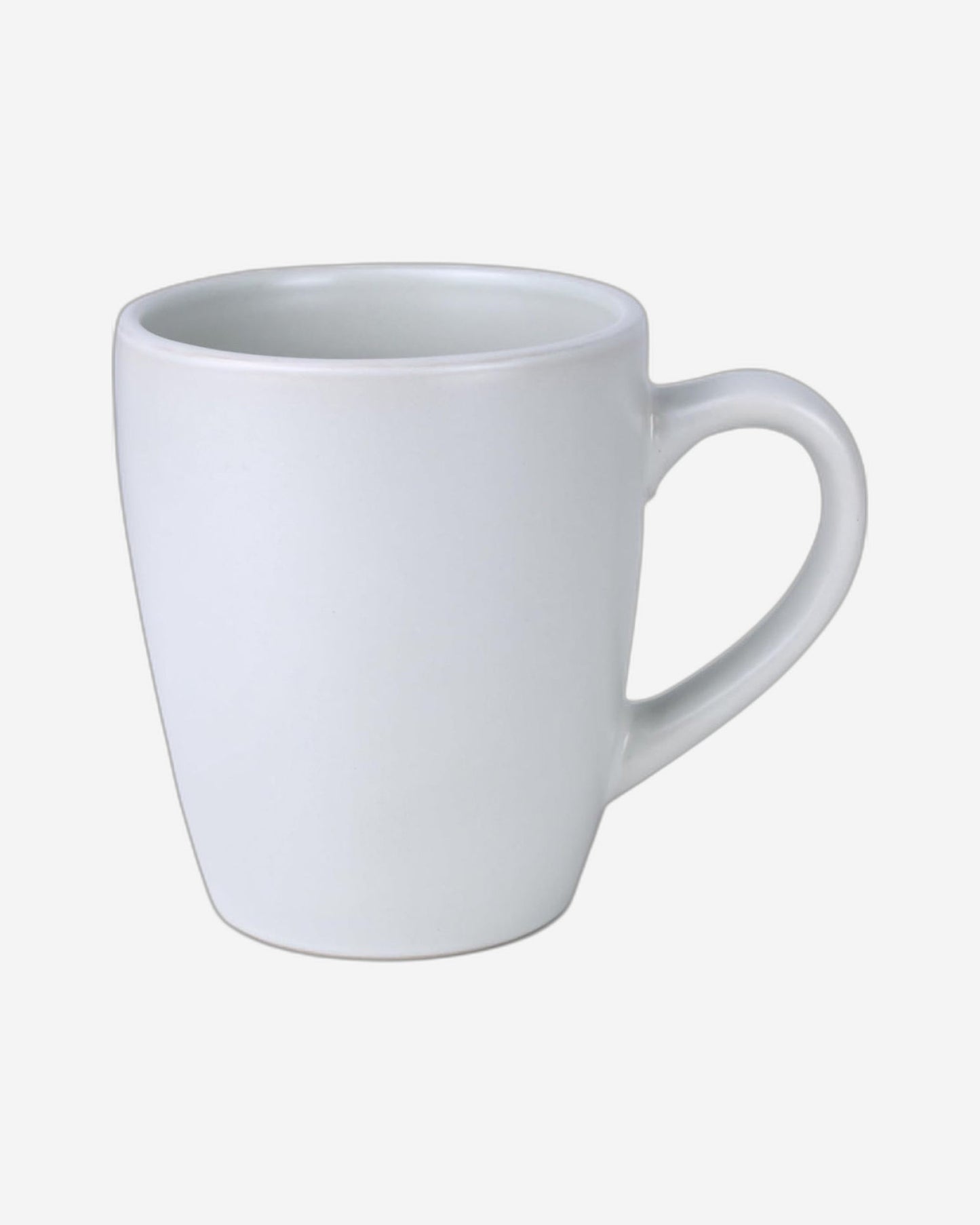 Shallow Nordic Stoneware Mug Set - 385ml, 4 Pieces, Multicolor