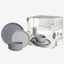 Shallow Harper Stoneware 12-Piece Dinner Set, Grey, 4 Dinner Plates 10.5