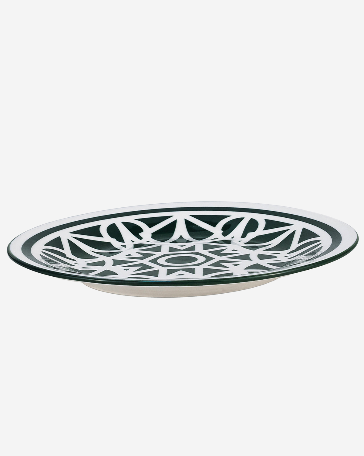 Shallow Malfi Porcelain 12-Piece Dinner Set, Blue, 4 Dinner Plates 10.5", 4 Side Plates 7.5" & 4 Small Bowls 4.5"