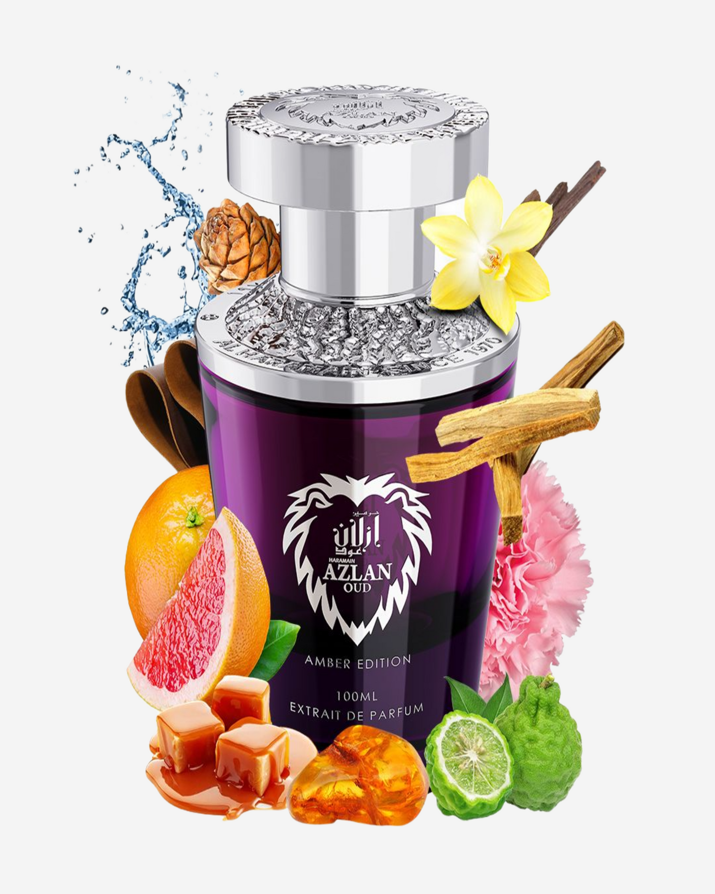 Haramain Azlan Oud Amber Edition 100Ml Extrait De Parfum