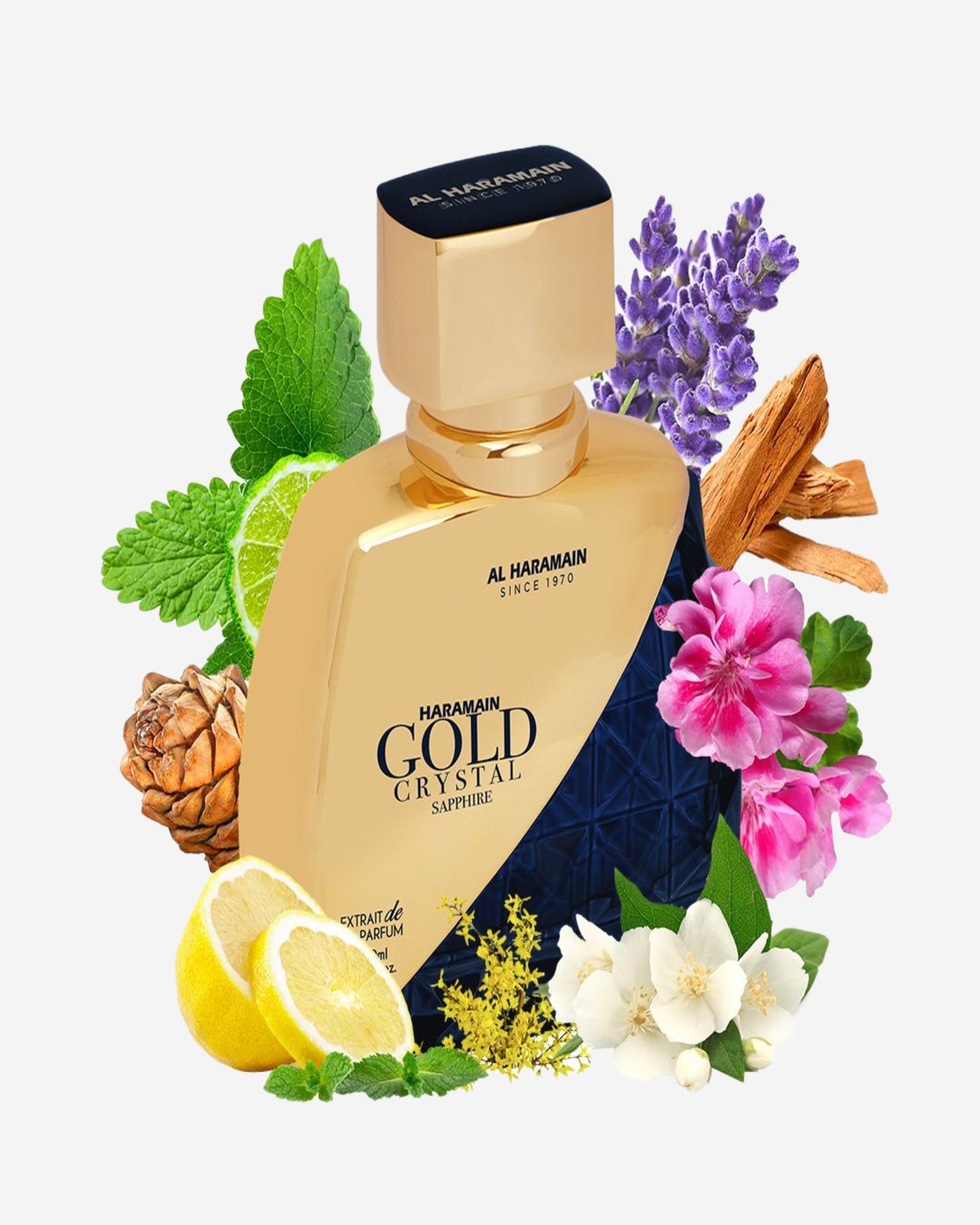 Haramain Gold Crystal Sapphire 100Ml Extrait De Parfum