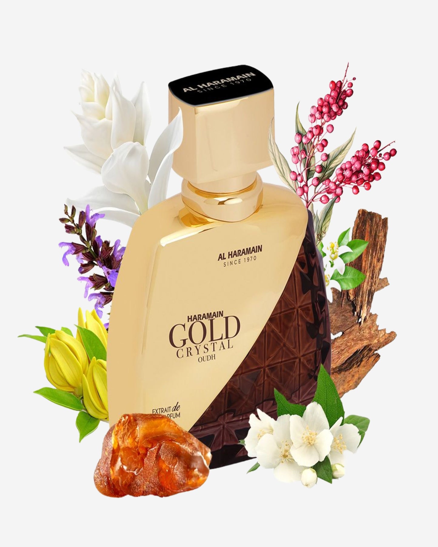 Haramain Gold Crystal Oudh 100Ml Extrait De Parfum