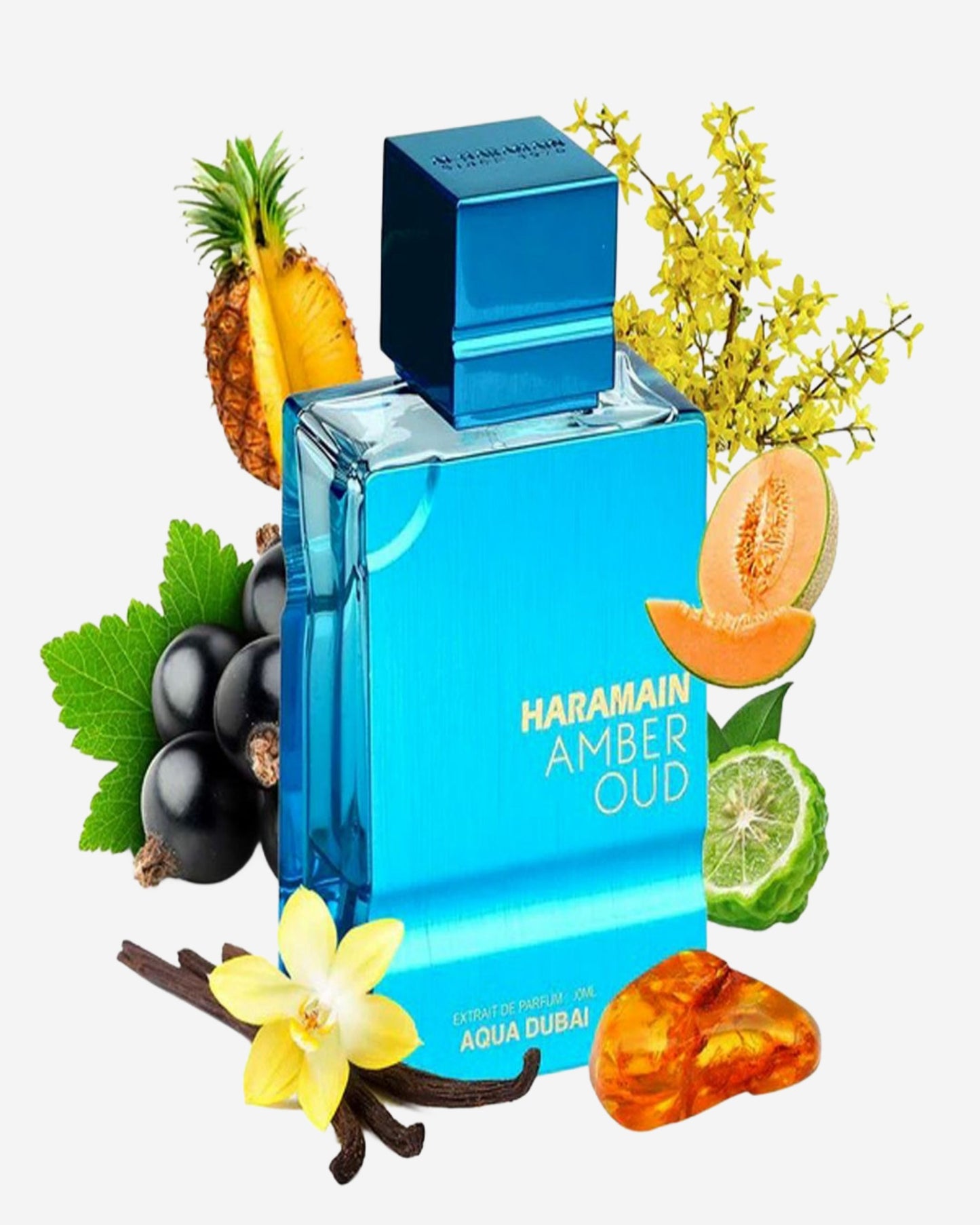 Haramain Amber Oud Aqua Dubai 75Ml Extrait De Parfum