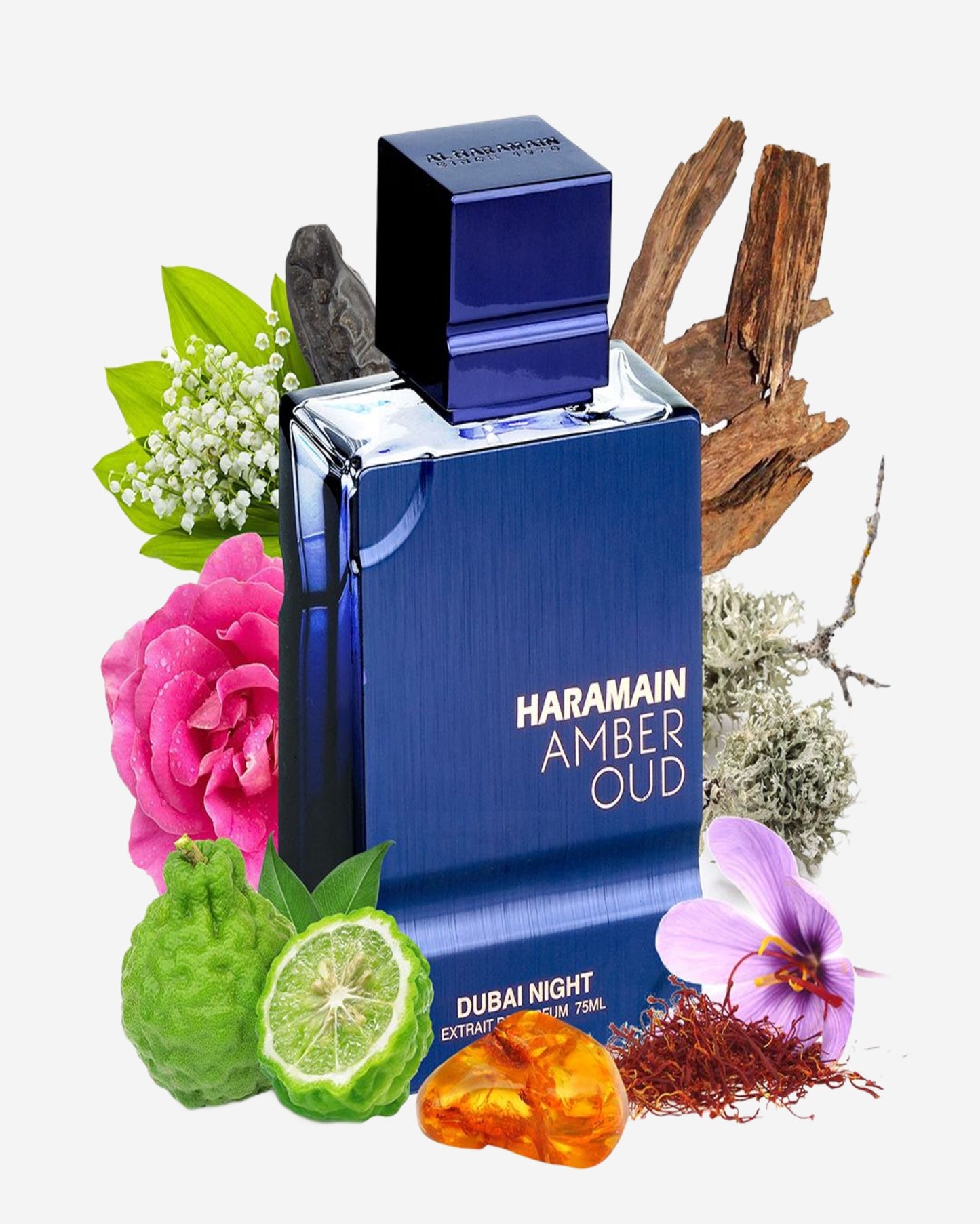 Haramain Amber Oud Dubai Night 75Ml Extrait De Parfum