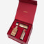 Haramain Amber Oud Ruby Edition Perfume Gift Set With Body Mist (75Ml + 30 Ml + 250Ml)