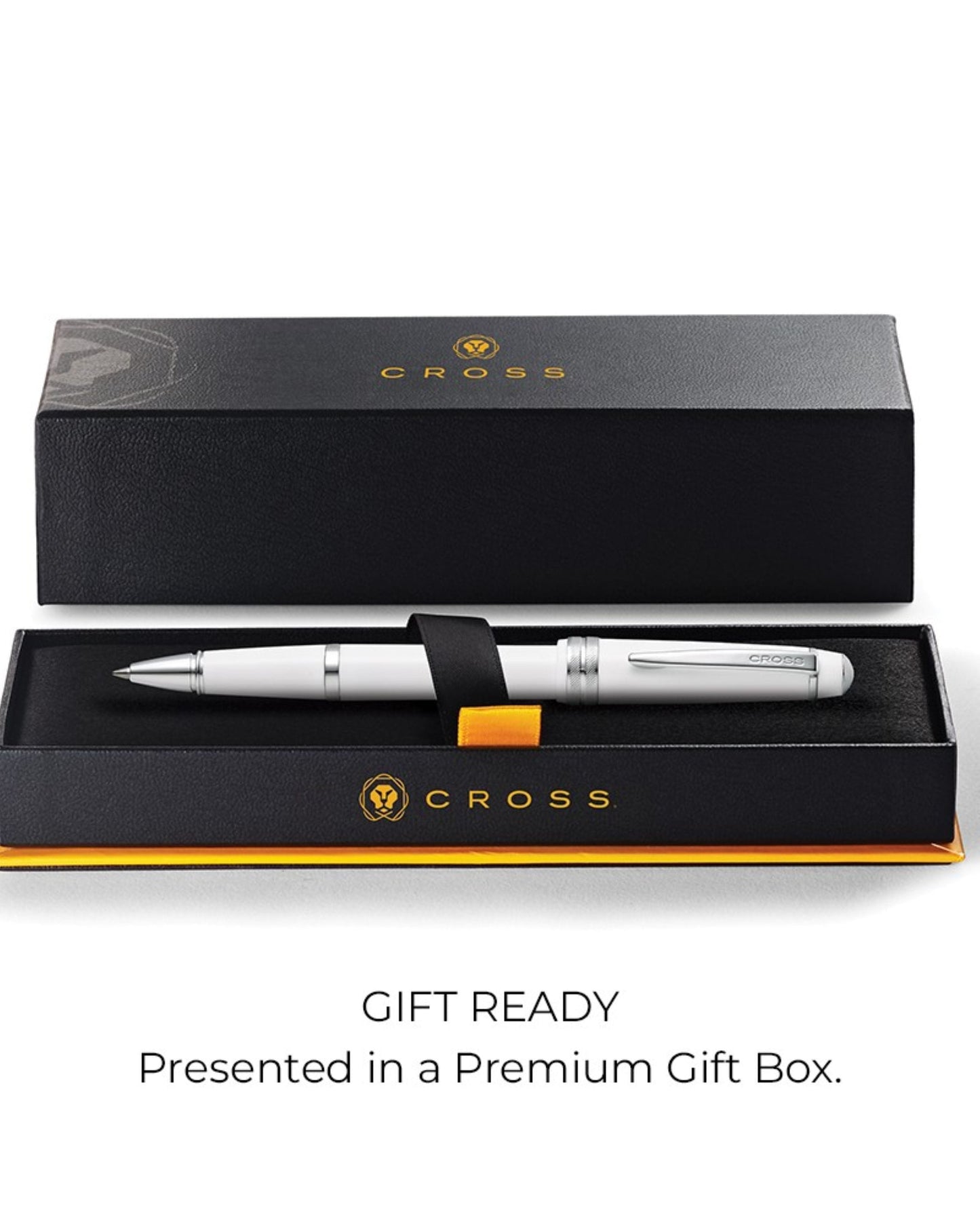 Cross Bailey Light™ Polished White Resin Fine-Tip Rollerball Pen