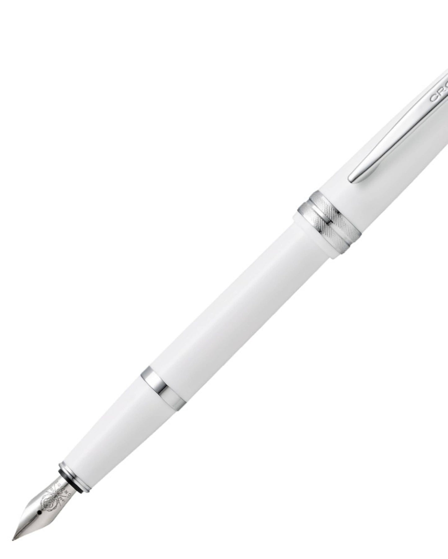 Cross Bailey Light™ Polished White Resin And Extra-Fine Nib Fountain Pen
