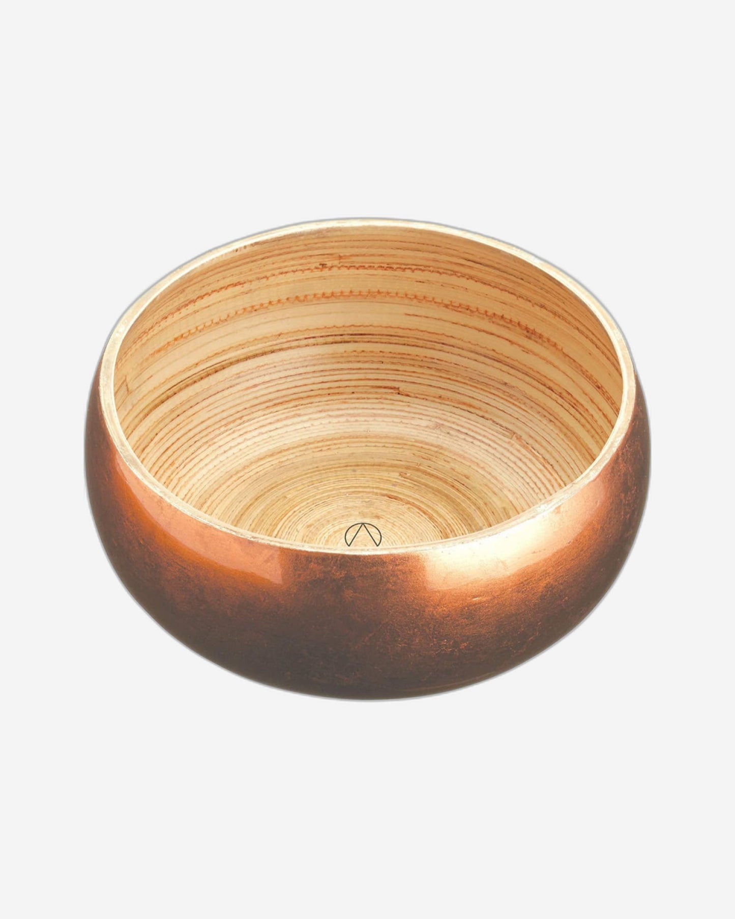 Art Serving Bowl 17Cm Cpper Finish Bmboo