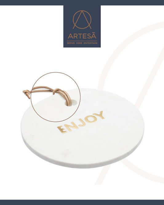 Art Cheese Board 25Cm Marble