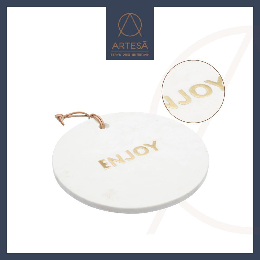 Art Cheese Board 25Cm Marble