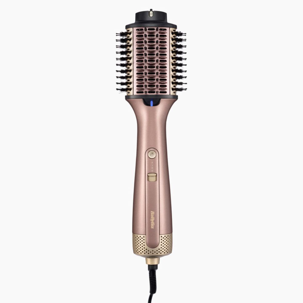 BaByliss Airbrush Large Oval Styling Brush | Volumizing Hot Air Brush, Smooth & Shine Finish