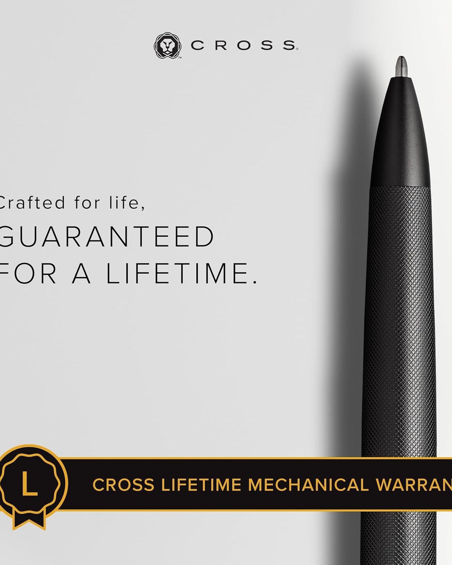 Cross Townsend® Black Micro-Knurl With Matte Black Pvd Appointments Ballpoint Pen - AT0042-62