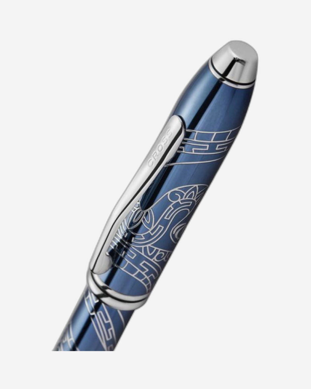 Cross Townsend Zodiac Year of the Snake Blue Lacquer Rollerball Pen