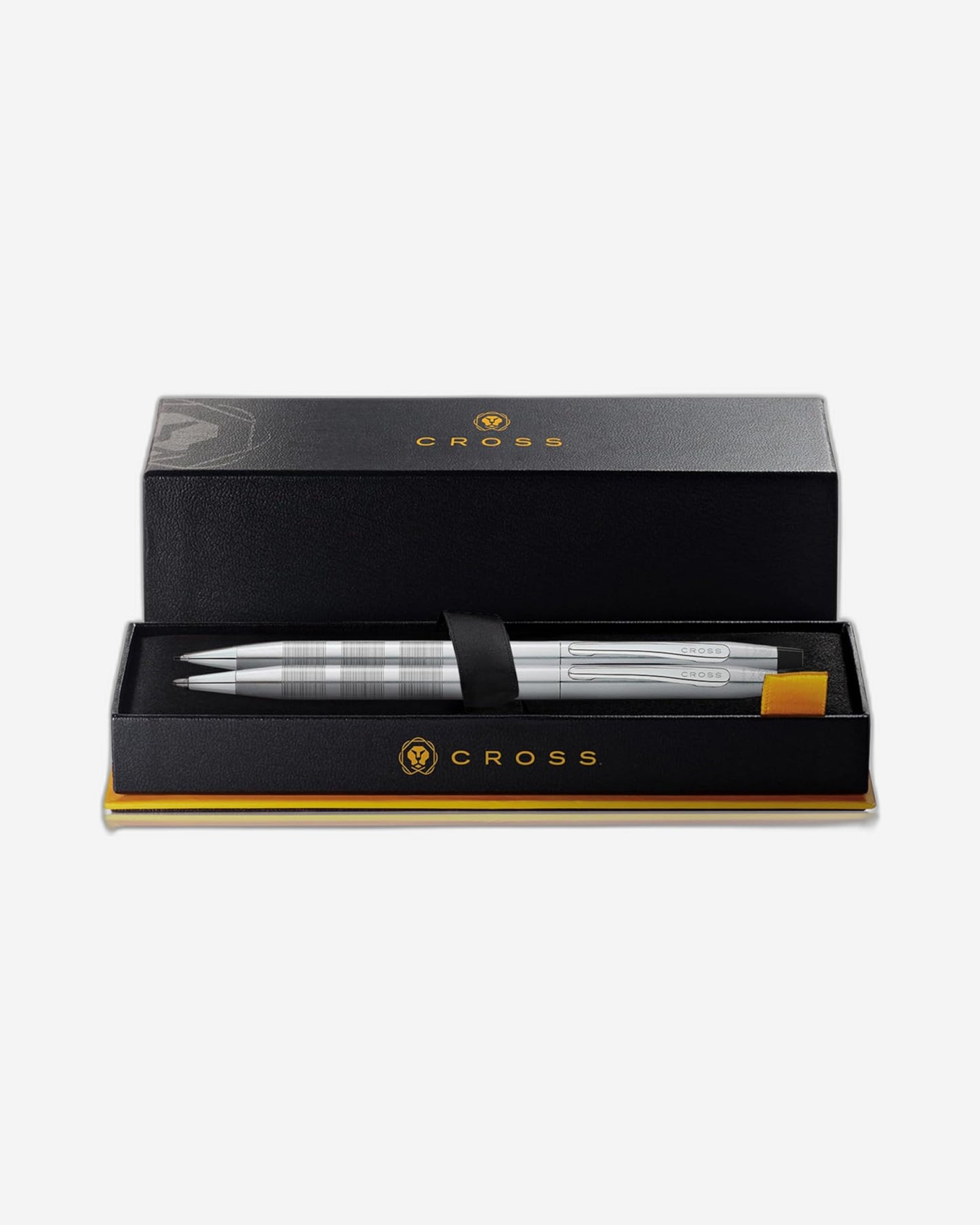 Cross Classic Century® Satin Chrome With Polished Chrome Appointments Ballpoint Pen And 0.7Mm Pencil Set - AT0081-14