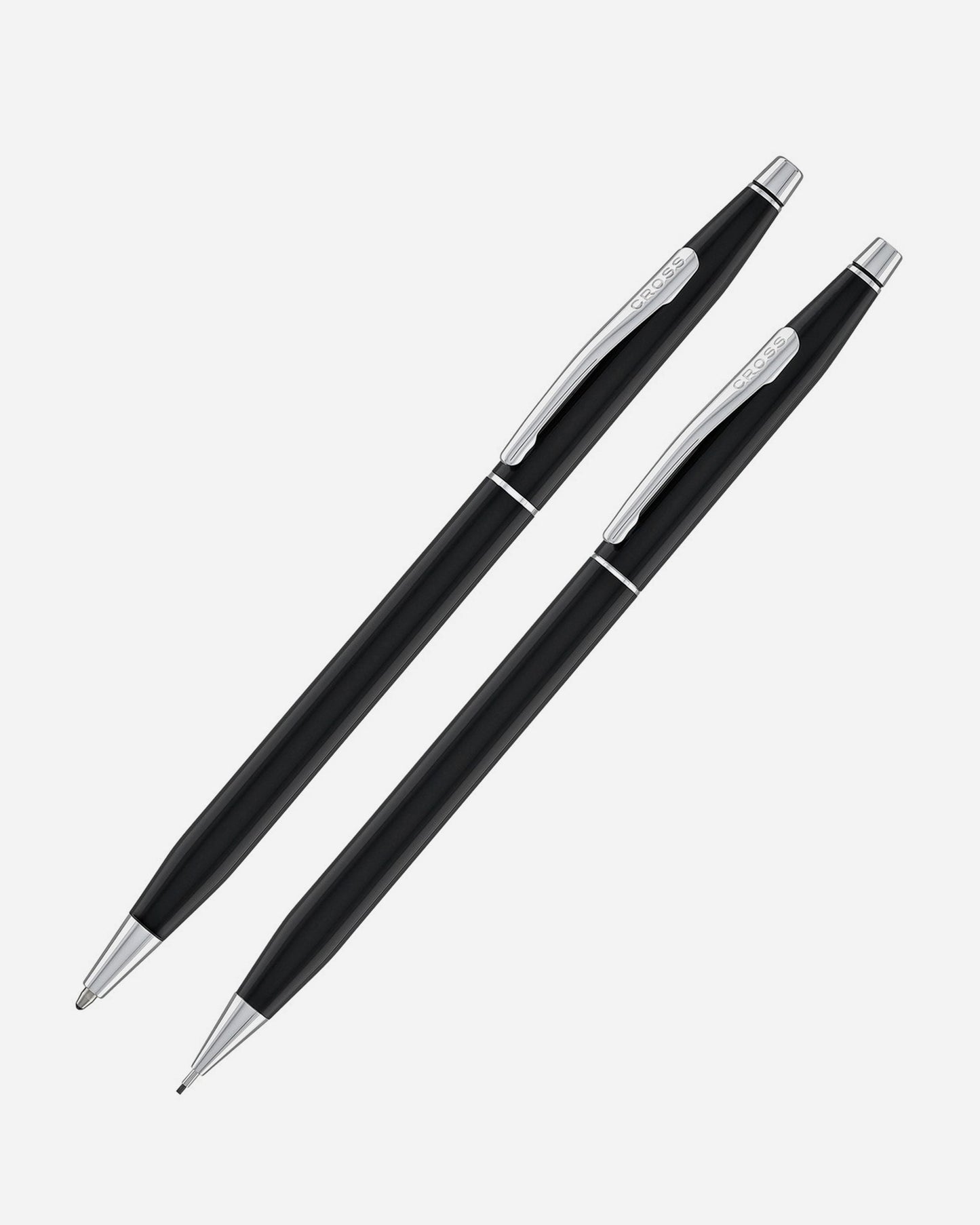 Cross Classic Century Black Lacquer Ballpoint Pen Set