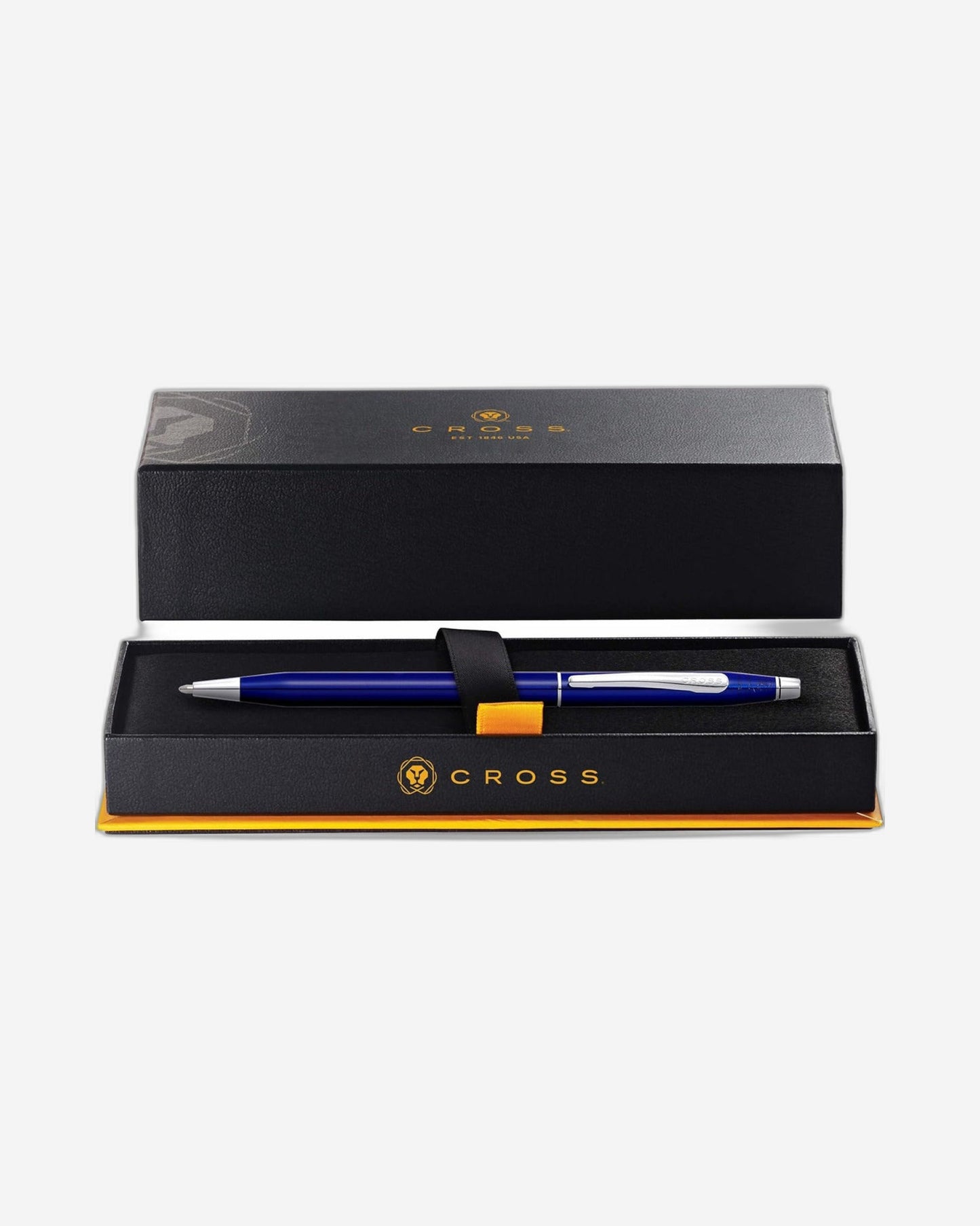 Cross Classic Century® Translucent Blue Lacquer With Polished Chrome Appointments Ballpoint Pen - AT0082-112