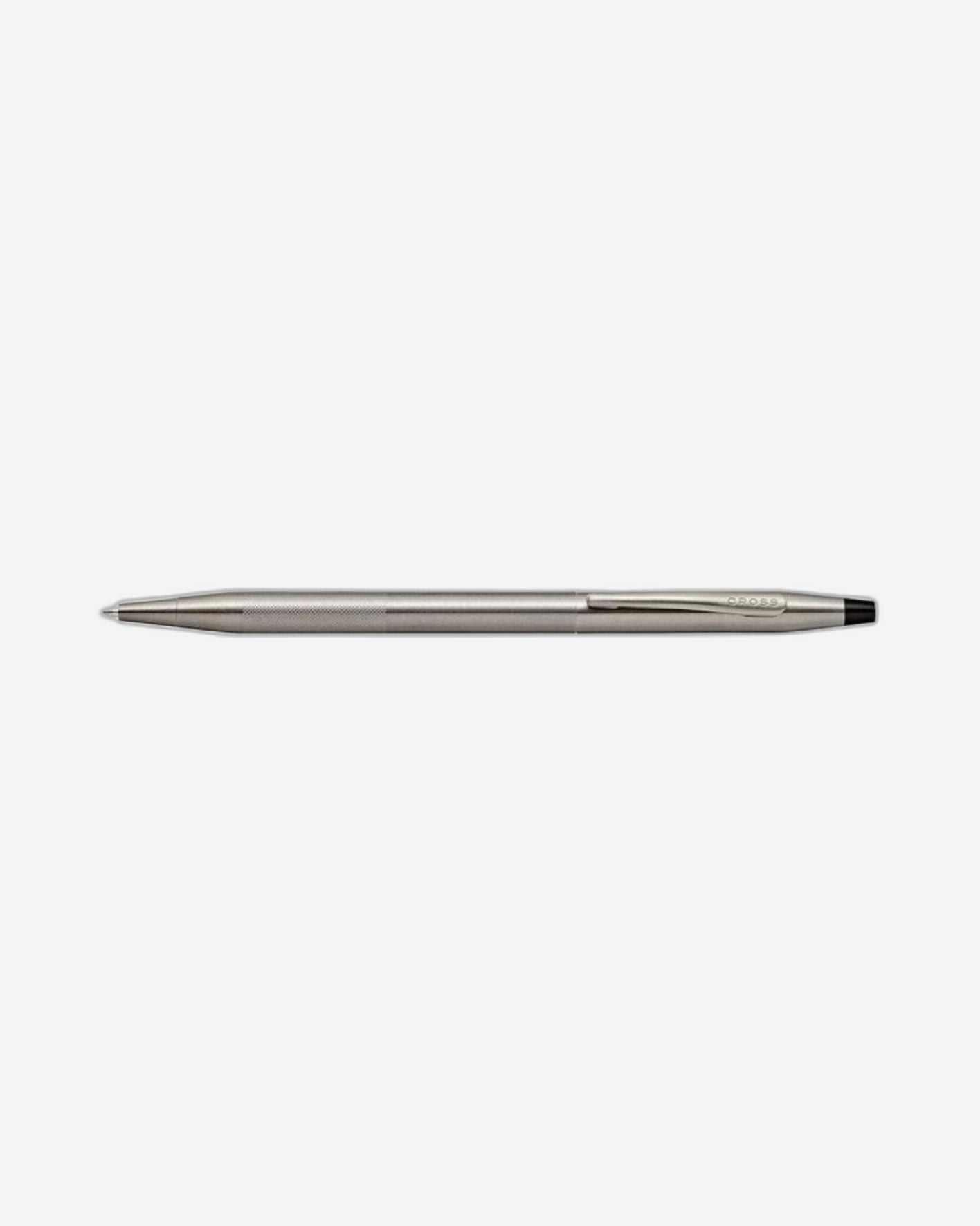 Cross Classic Century® Titanium Gray Micro Knurl And Brushed Titanium Gray Pvd Ballpoint Pen - AT0082-137