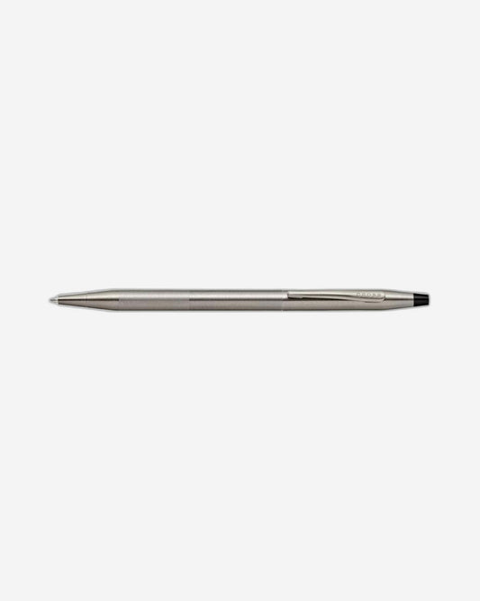 Cross Classic Century® Titanium Gray Micro Knurl And Brushed Titanium Gray Pvd Ballpoint Pen - AT0082-137