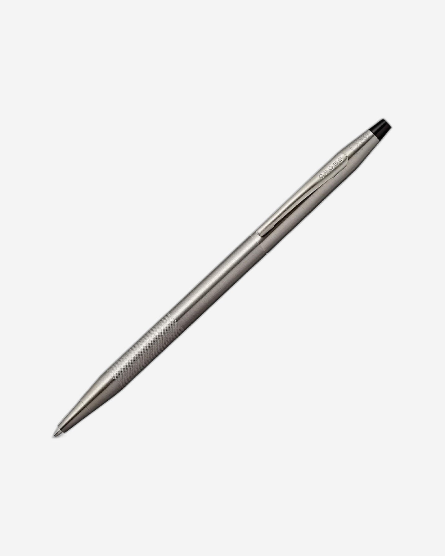 Cross Classic Century® Titanium Gray Micro Knurl And Brushed Titanium Gray Pvd Ballpoint Pen - AT0082-137