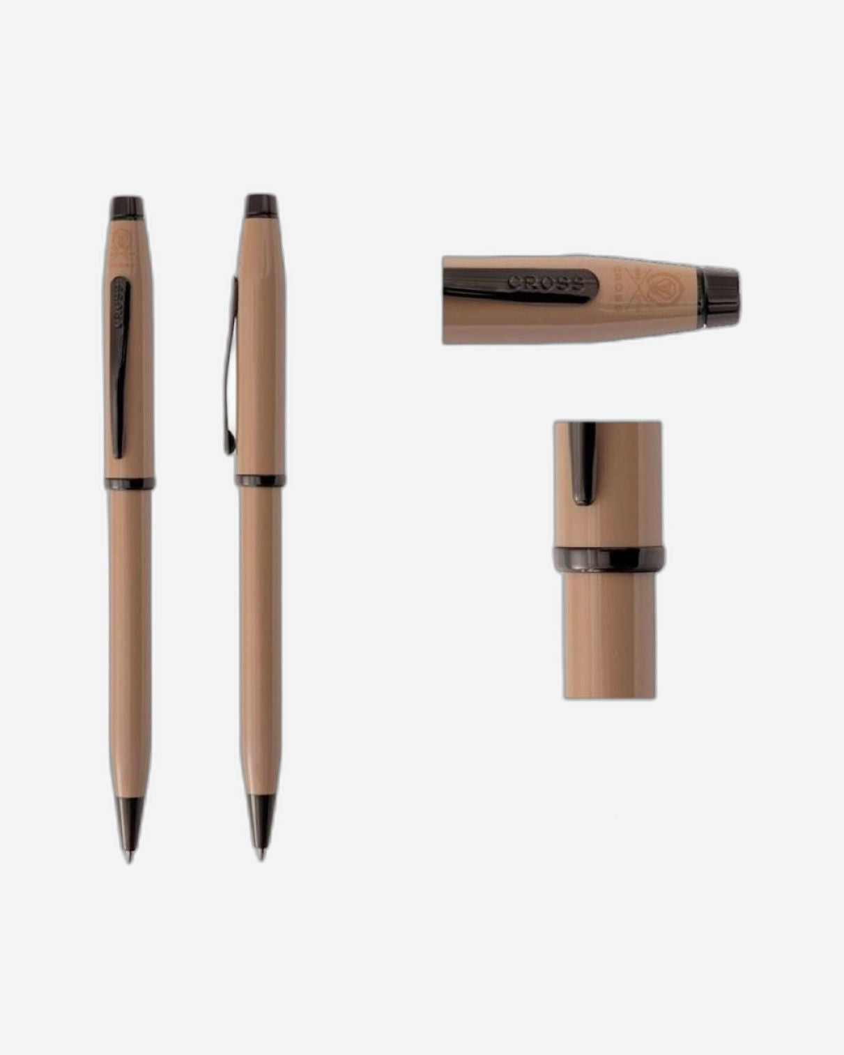 Cross Century® Ii Earthy Beige With Black Pvd Appointments Ballpoint Pen - AT0082-166