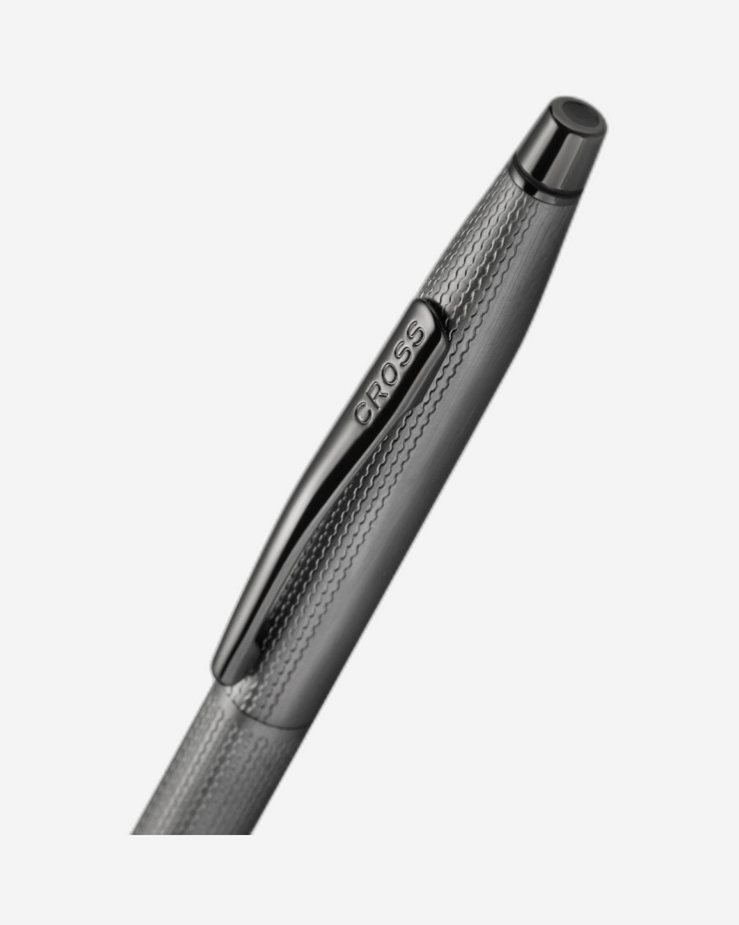 Cross Classic Century® Polished Slate Gray Engraved Diamond Pattern With Slate Gray Pvd Appointments Ballpoint Pen - AT0082-168