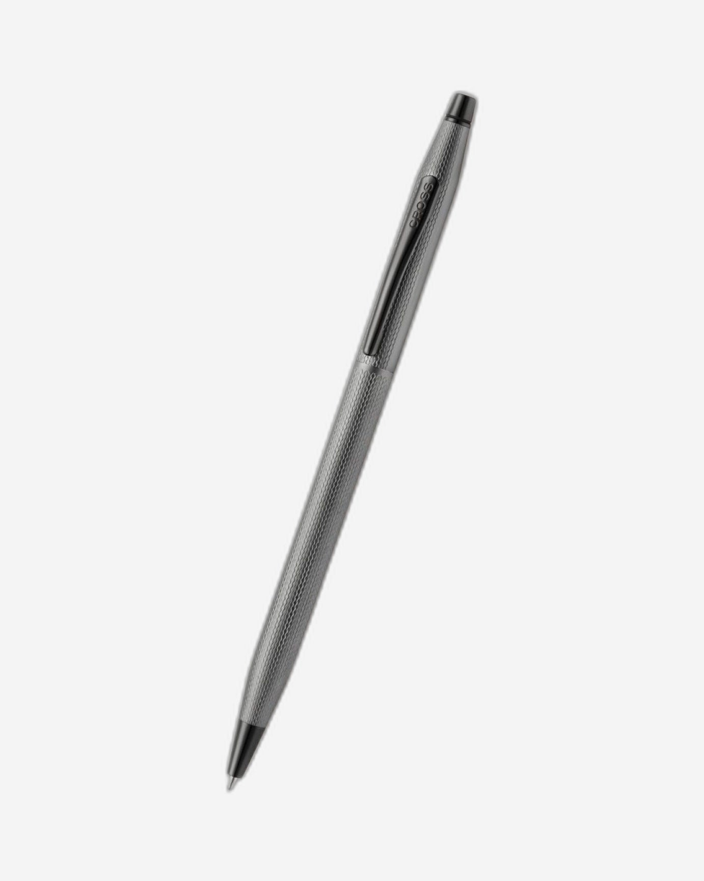 Cross Classic Century® Polished Slate Gray Engraved Diamond Pattern With Slate Gray Pvd Appointments Ballpoint Pen - AT0082-168