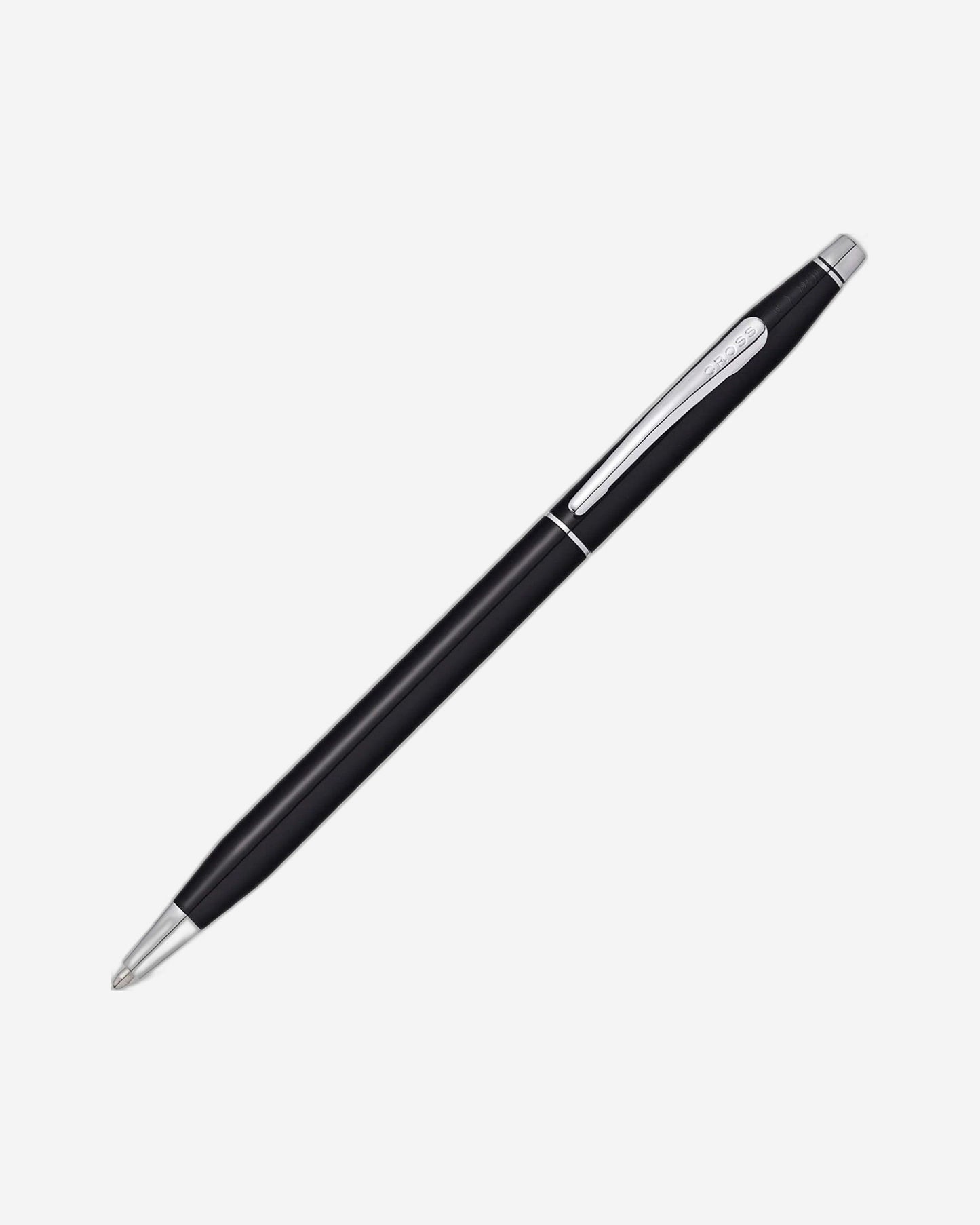 Cross Classic Century® Black Lacquer With Polished Chrome Appointments Ballpoint Pen - AT0082-77