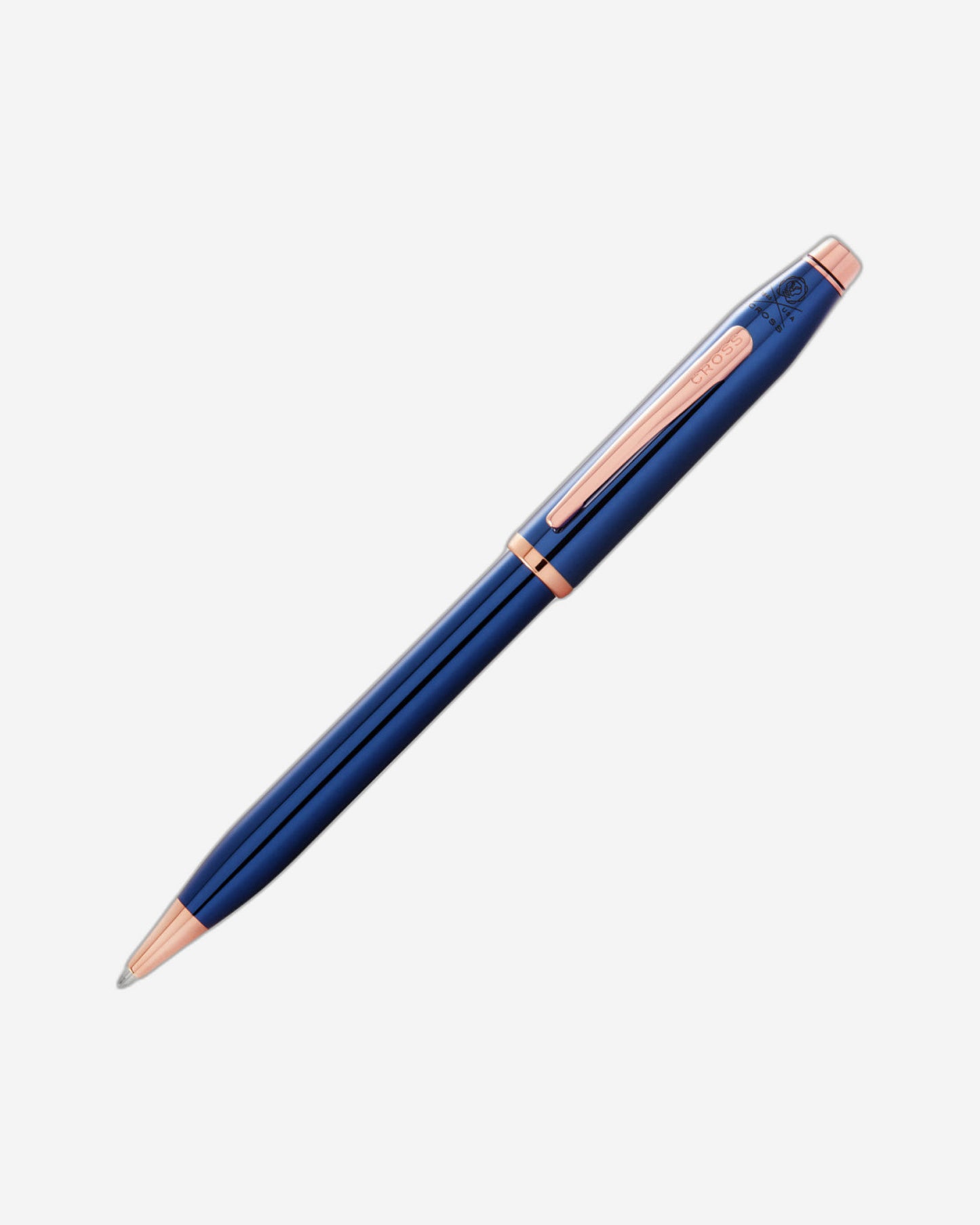 Cross Century® Ii Translucent Cobalt Blue Lacquer With Rose Gold Appointments Ballpoint Pen- AT0082WG-138
