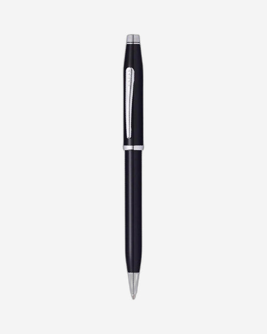 Cross Century® Ii Black Lacquer With Chrome Plated Appointments Ballpoint Pen - AT0082WG-157